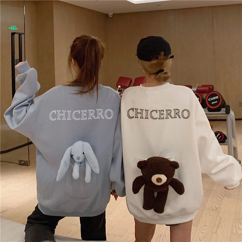 Plush Couple Sweatshirt - Image 5
